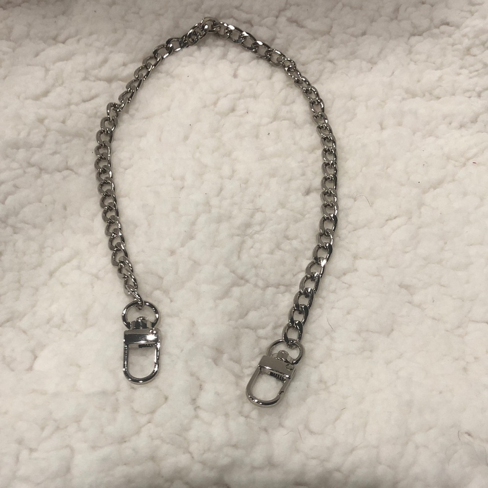 Silver Crossbody replacement chain 15.8”